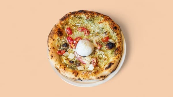Pizza Burrata e Pesto